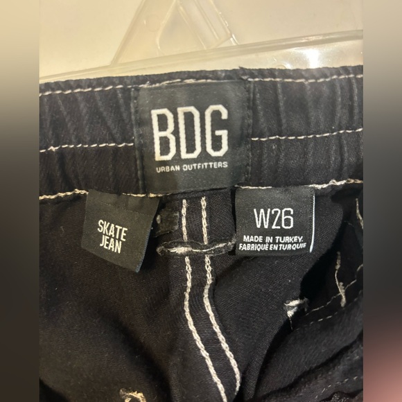 Urban outfitters black skate pants with many pockets and elastic waist - Picture 5 of 5